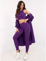 Súprava EM KMPL 851.86P tmavo fialová