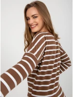 Blúzka RV BZ 8566.94 bielo-hnedá