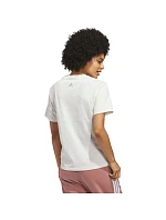 Dámske tričko adidas Cursive Wordmark Graphic T-shirt white KQ6404
