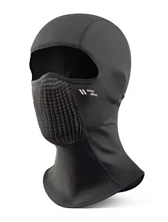 Cyklistická kukla Rockbros LF25699 z flisu – čierna