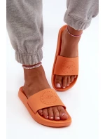 Damskie Klapki 4FMM00FFLIF045-70S Pomarańczowe