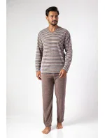 Pánske pyžamo Regina 450 froté dlhé/r M-XL