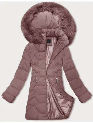 Dámska bunda s kapucňou J Style Pink (16M9121-51)