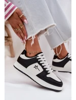 Sneakersy Damskie Big Star RR274A240 HI-POLY SYSTEM Biało-Czarne