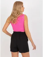 Šortky D73760R62159KA čierna Šortky D73760R62159KA čierna