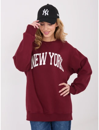 Mikina WT BL A1062.29 bordová Mikina WT BL A1062.29 bordová