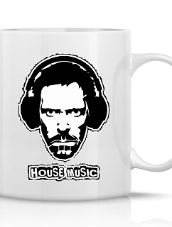 DR. HOUSE – klasický biely keramický hrnček 300 ml