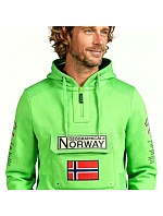 Geografická mikina Nórsko Gymclass 054 Pop M WW4181H/GN-Flashy green pánska