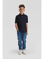 Fruit of the Loom Kids 65/35 Polo Detské piqué polo 16.3417 melírovaná šedá Fruit of the Loom Kids 65/35 Polo Detské piqué polo 16.3417 melírovaná šedá