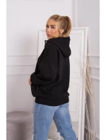 Mikina s kapucňou čierna