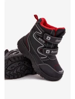 Ocieplane Dziecięce Śniegowce Trapery Big Star OO374049 Czarne