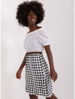 LK SK 506343 šaty.60P biela a čierna