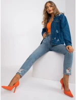 Dámska bunda RO KR CKT 4006 16x modrá Dámska bunda RO KR CKT 4006 16x modrá