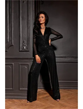 Dámsky overal WPS357-2 black - Roco Fashion