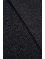 Šaty s kapucňou a bočným rázporkom graphite melange