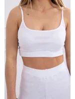 Súprava s blúzkou horná pruhovaná biela