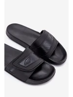 Klapki Męskie Na Rzep 4FMM00FFLIM091-20S Czarne