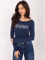 Blúzka WT BZ A1143.46 tmavomodrá