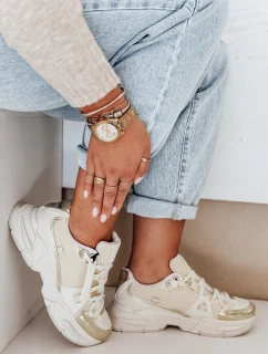 FashionStreet béžové dámske tenisky ZY1016