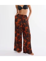 Letné saténové nohavice - BROWN - TRIUMPH BROWN - TRIUMPH