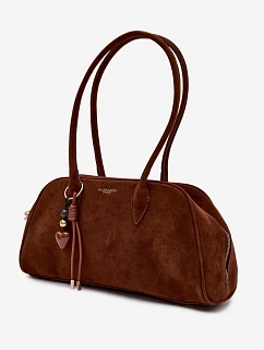 Eko Semišová Kabelka S Přívěskem Camel Noelia