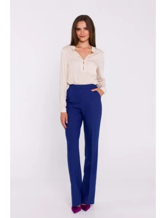 S371 Nohavice Bootcut - modré