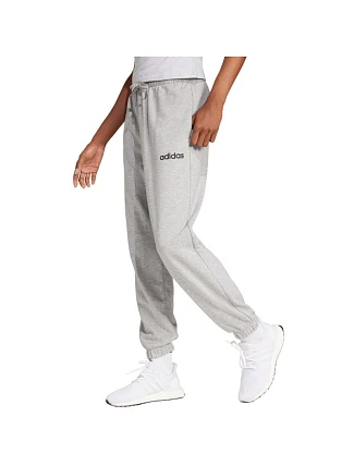 Dámske nohavice adidas Essentials Linear French Terry Cuffed Pants light grey JC5953 women Dámske nohavice adidas Essentials Linear French Terry Cuffed Pants light grey JC5953 women