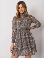 Šaty WN SK 18951 1.40X čierna a béžová