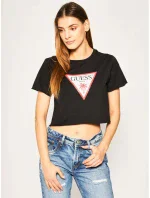 Dámske crop tričko E02I01JA911 - A996 - Guess