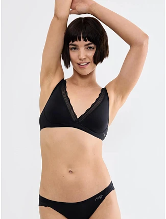 Dámska podprsenka GO Blush Soft Bra Black, čierna – SLOGGI Dámska podprsenka GO Blush Soft Bra Black, čierna – SLOGGI