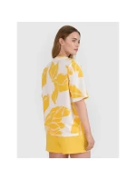 Dámske tričko oversize s potlačou 4F 4FRSS25TTSHF2692-90A