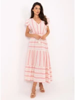 TW SK BI 28760.97 biele a ružové šaty