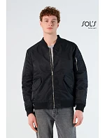 SOL'S Rebel Štýlová bunda „Bomber“ 25.1616 čierna SOL'S Rebel Štýlová bunda „Bomber“ 25.1616 čierna
