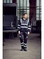 Mikina s kapucňou Yoko HVK 07 Hi-Vis 79.VK07, výrazná oranžová