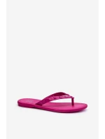 Płaskie Elastyczne Klapki Japonki Damskie ZAXY JJ285252 Fuksja