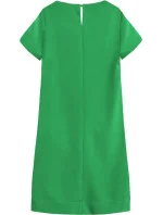 Zelené trapézové šaty (435ART)