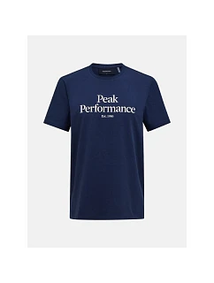 Pánske tričko PEAK PERFORMANCE M Original Tee, farba tmavomodrá