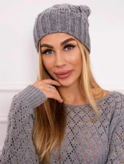 Fleecová čiapka Paris K213 svetlo šedá