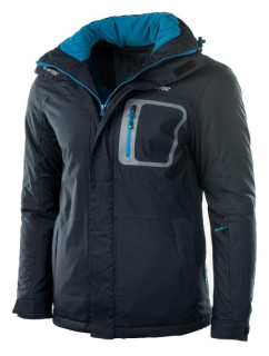 Zimná bunda Unisex Bicco black-turquoise - Hi-tec