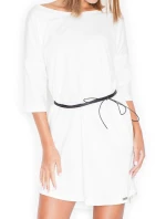 Dámske šaty K335 Ecru - Katrus