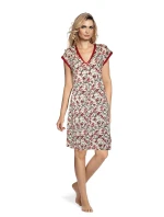 Dámska nočná košeľa DE LAFENSE 472 Mia kr / r 3XL-4XL