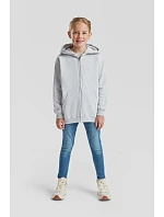 Fruit of the Loom Classic Kids Sweat Jacket Detská mikina s kapucňou 16.2045 tmavomodrá