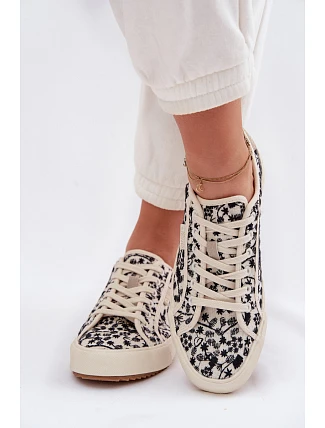 Dámske tenisky Light Beige Big Star TT274842 Dámske tenisky Light Beige Big Star TT274842