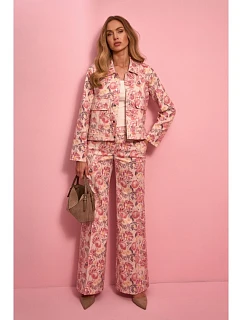 M911 Široké nohavice s potlačou a zapínaním na zips - model 2