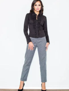 Košeľa Žaneta M012 Black - Figl