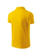 Pánska polokošeľa Pique žltá