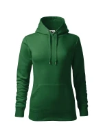 Dámska mikina s kapucňou bottle green