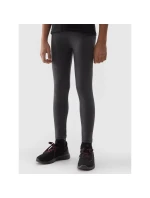 Dievčenské elastické bavlnené legíny 4F Junior Dievčenské elastické bavlnené legíny 4F Junior