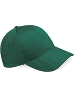 Beechfield B 15 5-panelová čiapka s kšiltom „Ultimate“ 53.0015 fľaškovozelená