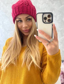 Motýlia čiapka 2 K236 fuchsiová